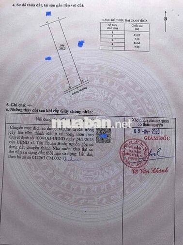 cần bán gấp 331.2 m vuông có 100 thổ cư