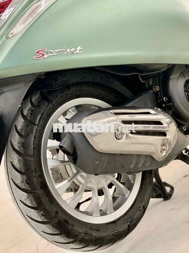 Vespa Sprint 125 ABS 2018 Xanh Rêu Nhám Chính Chủ