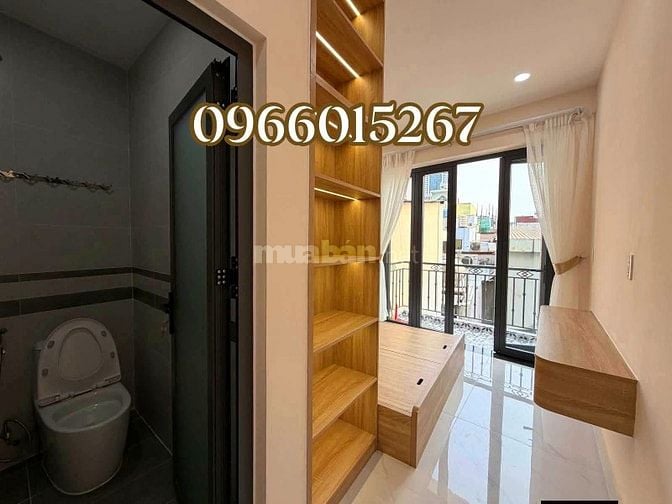 NHÀ ĐẸP VÕ THỊ SÁU 6,6 tỷ với 43m2 .4 ngủ rộng .Lô góc 2 thoáng.