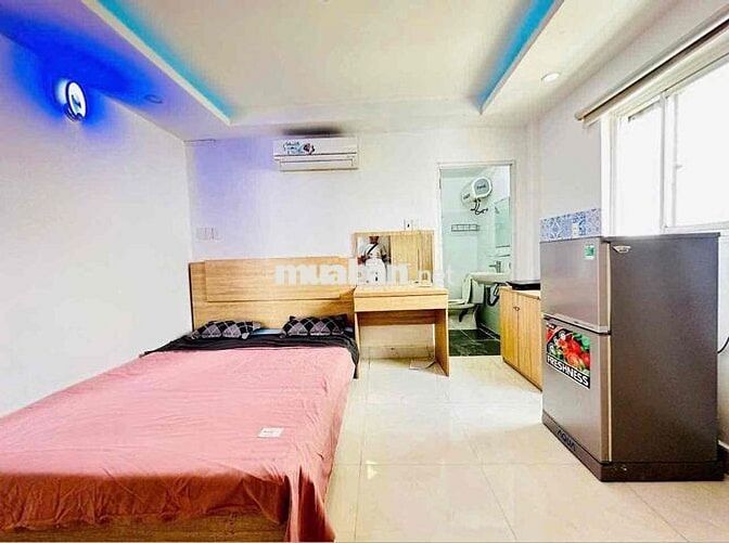 STUDIO FULL NỘI THẤT 20M2 CỬA SỔ THOÁNG FULL NỘI THẤT
