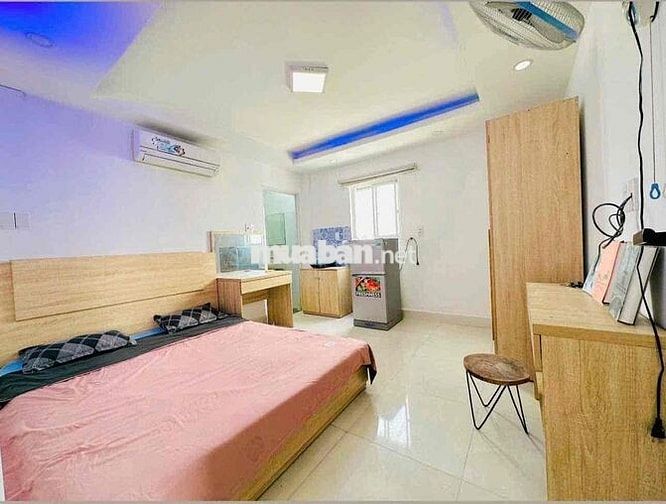 STUDIO FULL NỘI THẤT 20M2 CỬA SỔ THOÁNG FULL NỘI THẤT