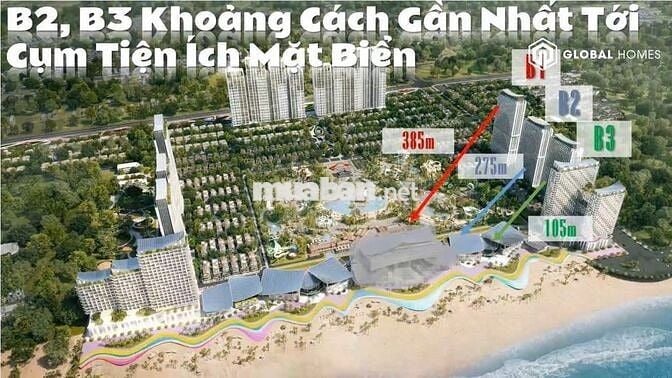 Căn hộ Studio view Biển, Thích cho thuê lưu trú ngắn hạn và kinh doanh