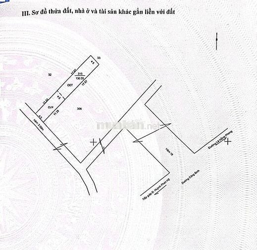 BÁN ĐẤT THỔ CƯ ĐƯỜNG HỒ TRUNG THÀNH  - BÌNH THỦY - CẦN THƠ