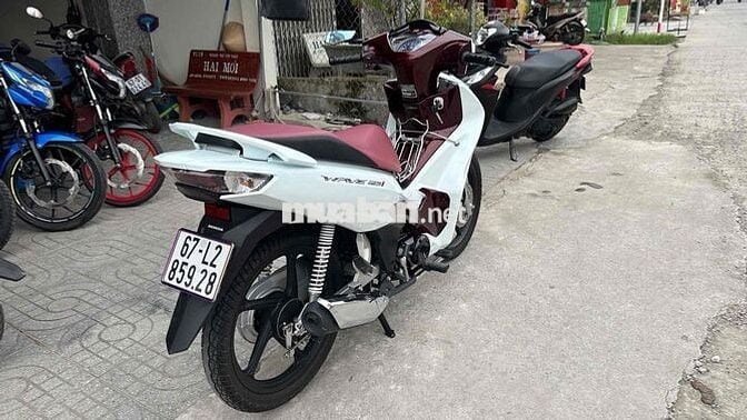 Honda Wave i 125 Thái 2023 Trắng đỏ ( hỗ trợ góp )