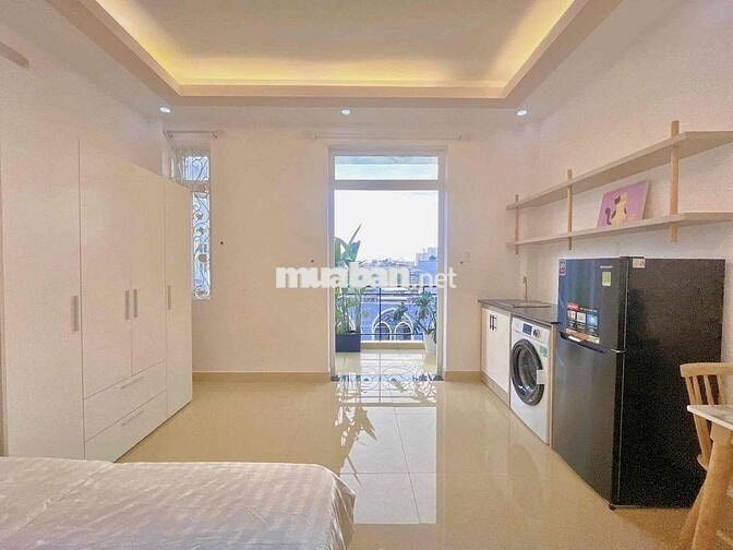 🏡CĂN HỘ STUDIO BAN CÔNG SIÊU THOÁNG🌳CHỢ BÀ CHIỂU🌻MÁY GIẶT RIÊNG✨35M2✨