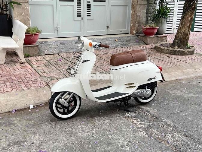 Xe tay ga Nhật 50cc Trắng Nhật Bản