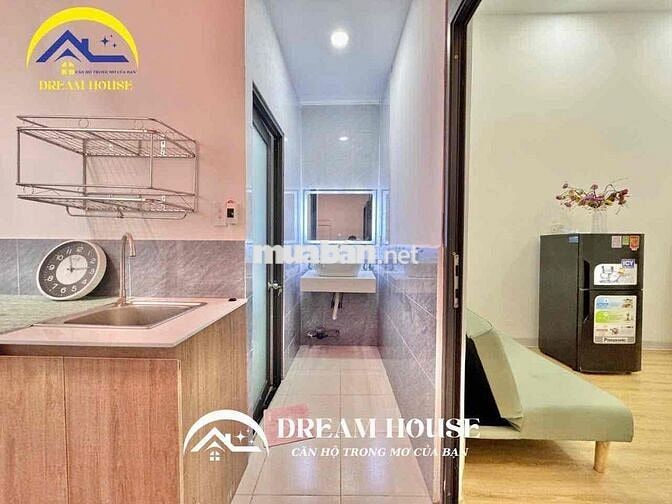 CĂN HỘ MINI MỘT PHÒNG NGỦ TÁCH BẾP DƯỚI TRỆT AN NINH THOÁNG MÁT