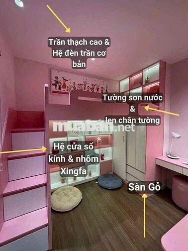 Tháp Bcons City - Siêu Thi Bcons City Mall. 2PN-2WC @55m2. Tầng 5 là k