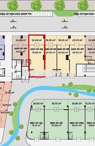 Cho Thuê Mặt Bằng D-Aqua Q8 - Cực Đẹp Với 2 Mặt Tiền Trước Sau 97m²