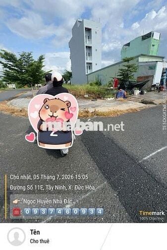 KDC Tân Đô - Còn lô nền đẹp cho khách xây ở liền 1ty350