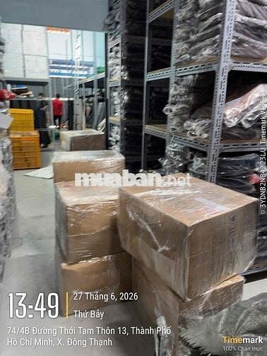 TUYỂN THỦ KHO - QUẢN LÝ KHO size vừa 400m2 Hóc Môn
