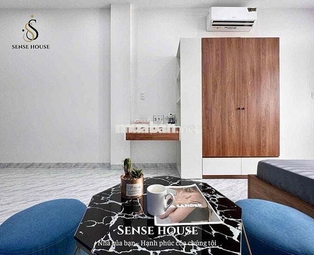 STUDIO BAN CÔNG NGAY CẦU VƯỢT HOÀNG HOA THÁM - MÁY GIẶT RIÊNG