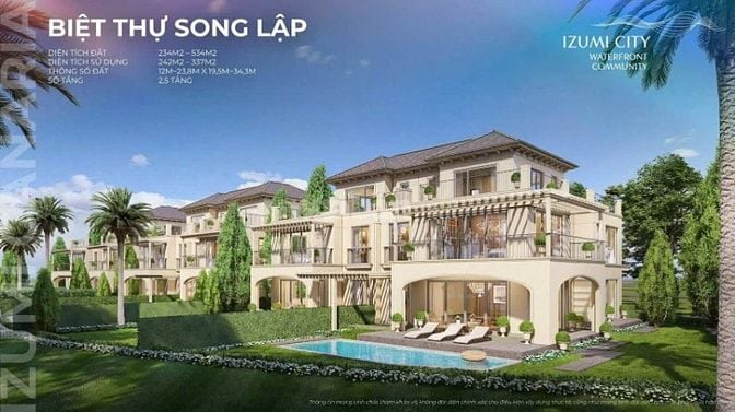 Bán nhà phố Izumi City Đồng Nai - Giá tốt - Thanh toán chỉ từ 10%
