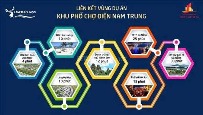 Bán Lô Góc 2 Mặt Tiền Gần Chợ Điện Nam Trung – Đường 15m – 90m² – Giá 