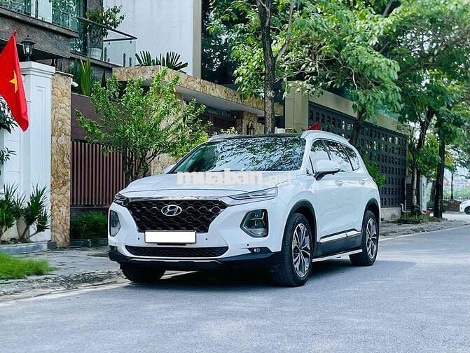 Hyundai Santa Fe Xăng Đặc Biệt 2019 Trắng 66000 km