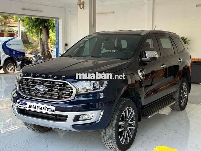 Ford Everest Titanium 2022 4x2 BiTurbo Đen