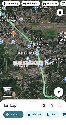 Đất thổ cư 5x31 đẹp, ngay gần Sân Bay BMT, đường nhựa đẹp