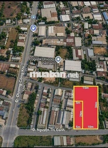 đất mt nguyễn thị đành . 400m2 thổ cư 200m2. 10,5tỷ tl