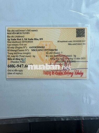 Mitsubishi Xpander GLP 2025 Đỏ 46820km