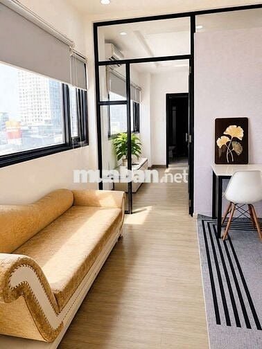 Cho thuê căn hộ 45m2 cửa sổ lớn view đẹp gần kênh Nhiêu Lộc tại quận 3