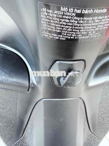 Honda Vision 2024 Tím 4202 km
