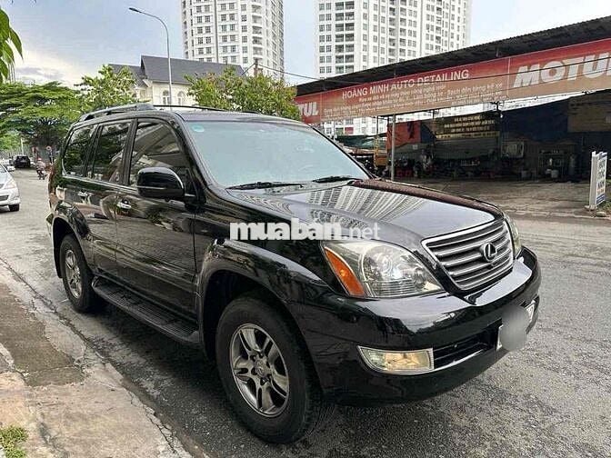 Lexus GX470 2008 Đen 5 chỗ