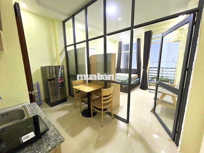 🎉Căn hộ 1 Phòng ngủ ban công máy giặt riêng ngay bờ kè Hoàng Sa Q1🎉