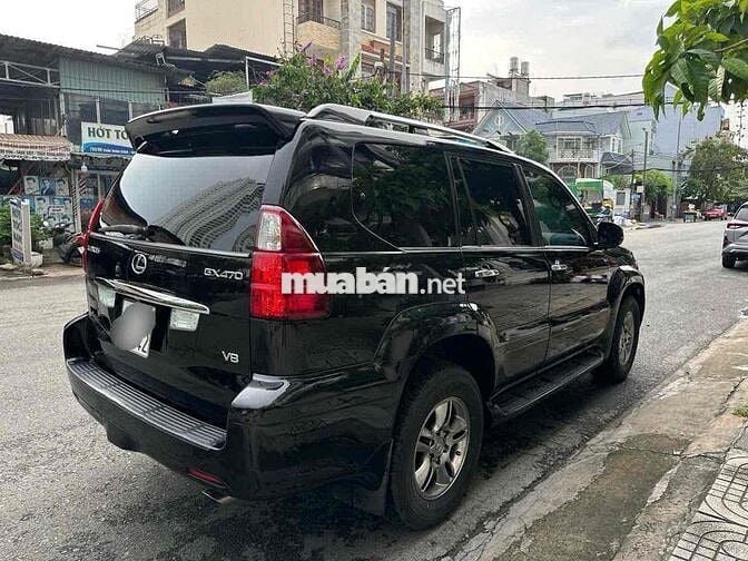 Lexus GX470 2008 Đen 5 chỗ