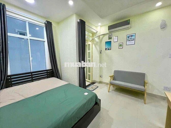 🎉Căn hộ 1 Phòng ngủ ban công máy giặt riêng ngay bờ kè Hoàng Sa Q1🎉