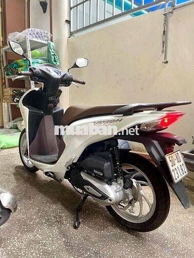Honda Vision 2025 Cao Cấp Smarkey Trắng ngọc trai