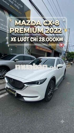 Mazda CX-8 Premium 2022 Trắng 28.000km