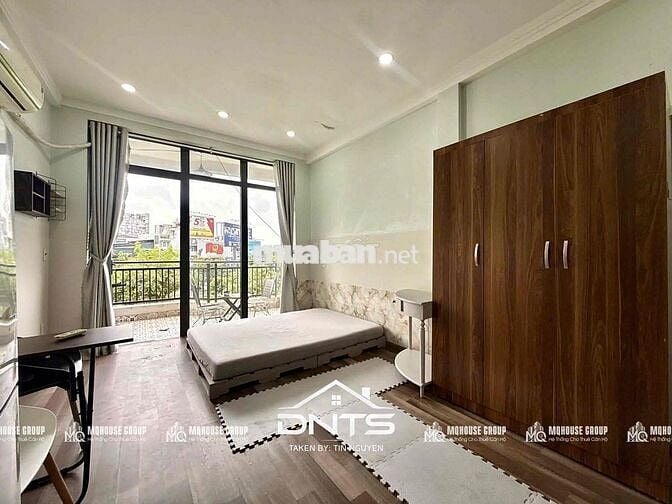 Căn hộ studio 35m2 balcony view bờ kè gần cầu Kiệu, chợ Tân Định