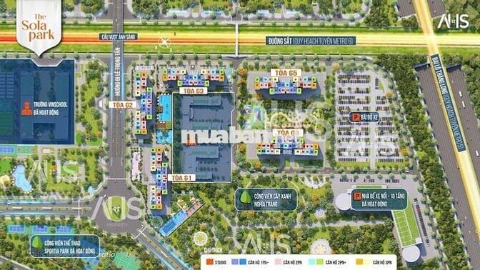 Bán căn hộ 2n+ 64m giá 4.4 tỷ bên Imperia Sola Park Vinhomes Smartcity