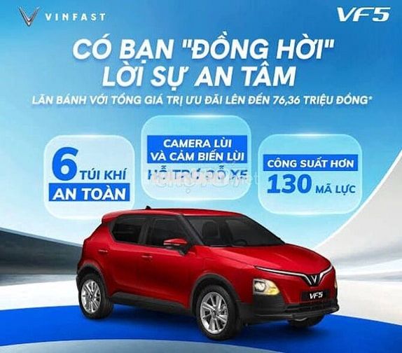 🔥 ƯU ĐÃI LỚN THÁNG 7 – VINFAST VF5 🔥