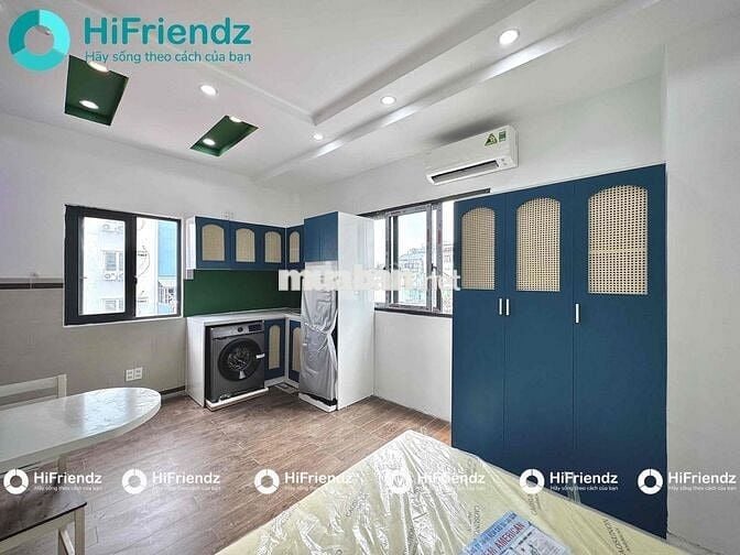 Studio full nội thất mới 100%,bancol rộng rãi thoáng mát vibe siêu đep