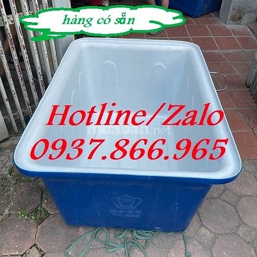 Bồn 2 lớp, Thùng đựng hóa chất có 2 lớp, thùng dung tích 500l