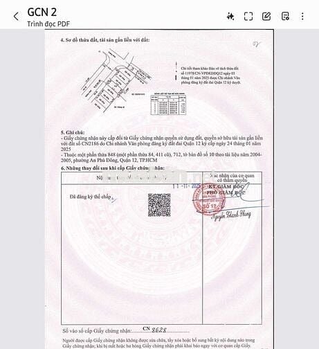 53m2 Phường An Phú Đông. Quận 12 cũ TPHCM