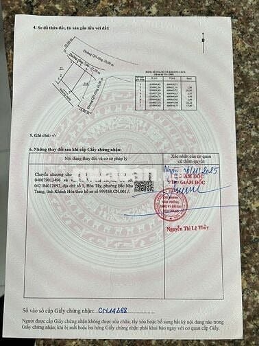 GIẢM GIÁ BÁN LÔ ĐẤT SỐ 68 ĐƯỜNG MAI THỊ DÕNG, HÒN NGHÊ - NHA TRANG