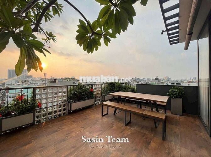 PENTHOUSE SÂN VƯỜN 2PN 2WC NGAY NGÃ TƯ BẢY HIỀN