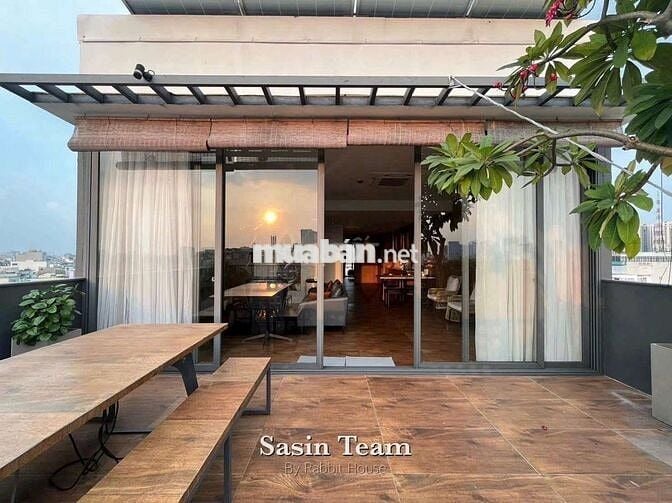 PENTHOUSE SÂN VƯỜN 2PN 2WC NGAY NGÃ TƯ BẢY HIỀN