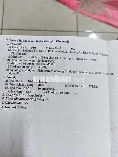 nhà 1 trệt 1 lầu chu văn an kdc thới nhựt 2 sổ hồng hoàn công