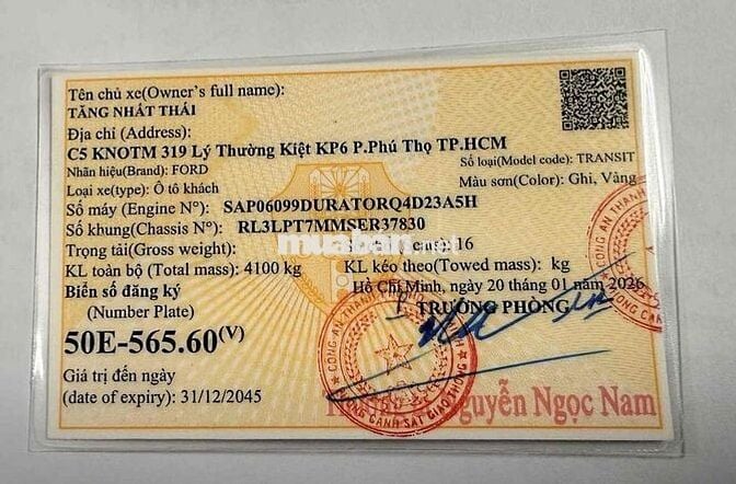 🔥TRANSIT Premium 1/2026 Lướt 15000km BAO TEST HÃNG