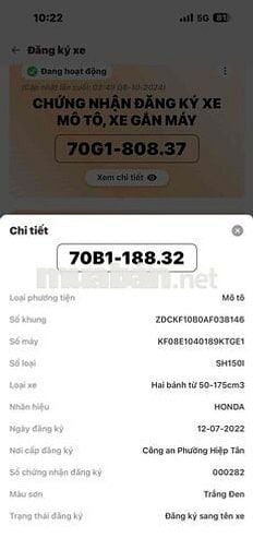 Honda SH150i 2010 Trắng Đen