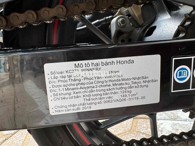 Honda Winner V2 ABS 2019 Đen, Xám, Đỏ 32000 km
