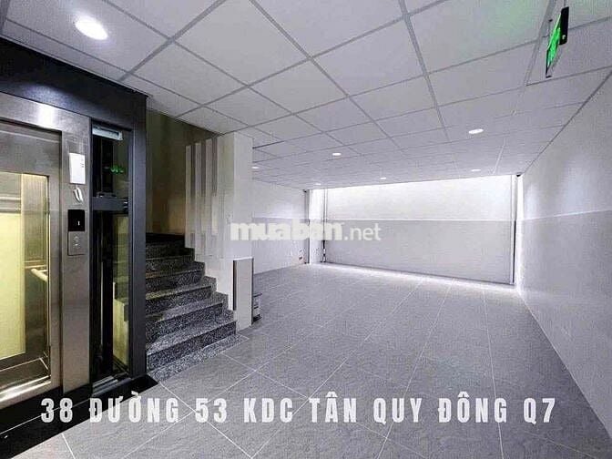 💎 CHO THUÊ NHÀ MẶT TIỀN KDC TÂN QUY ĐÔNG Q7 - CÓ THANG MÁY, SÀN TRỐNG