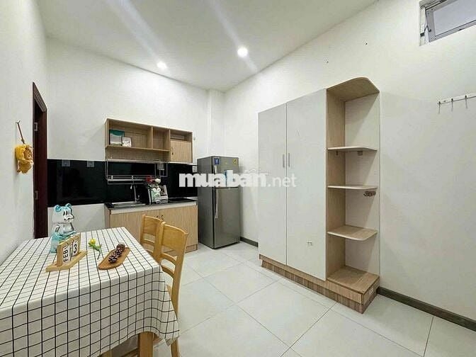 phòng ngủ tách bếp full nội thất ngay Âu Cơ - Đại Học Văn Hiến