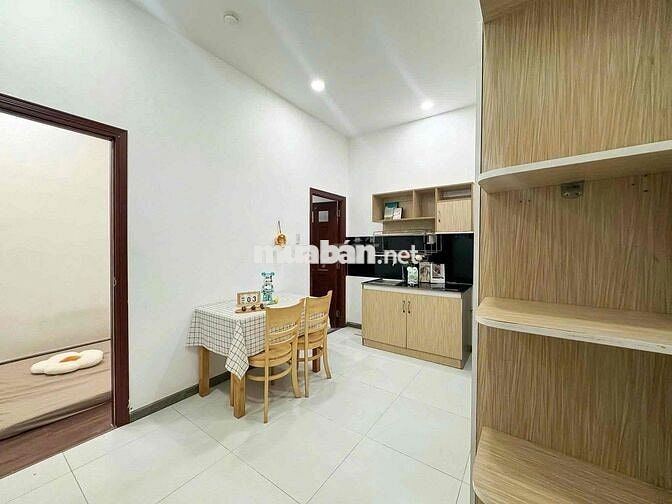 phòng ngủ tách bếp full nội thất ngay Âu Cơ - Đại Học Văn Hiến