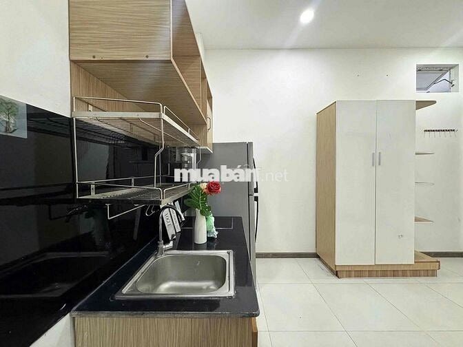 phòng ngủ tách bếp full nội thất ngay Âu Cơ - Đại Học Văn Hiến