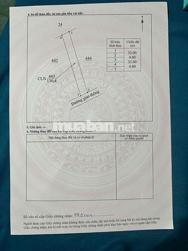 Bán đất ngay trạm thu phí cái chanh Daknong