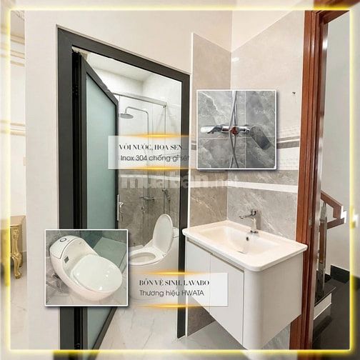 Bán nhà mới 4x13m hẻm xe hơi đường Phú Định, Quận 8 - Móng riêng cột r